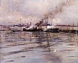 Giovanni Boldini View of Venice painting